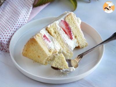 Schichtkuchen mit Erdbeeren und Mascarponecreme - foto 7