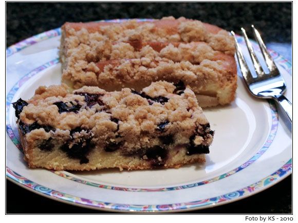 Schneller obstkuchen mit streuseln - Rezept Petitchef