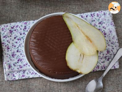 Schoko-Birnen-Fudge, ein super einfaches Dessert mit nur 2 Zutaten! - foto 6