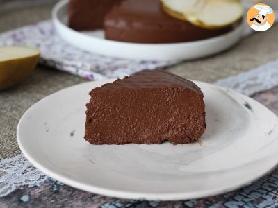 Schoko-Birnen-Fudge, ein super einfaches Dessert mit nur 2 Zutaten! - foto 7