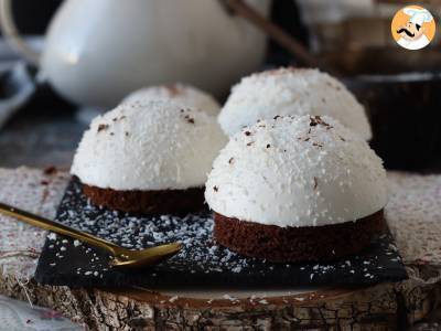 Schokoladen- und Kokosnussdessert, zartschmelzend und knackig!