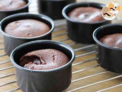 Schokoladenfondant und sein ultrafließendes Herz Schritt für Schritt - foto 5