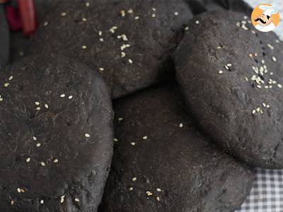 Schwarze Buns mit Tintenfischtinte - foto 3