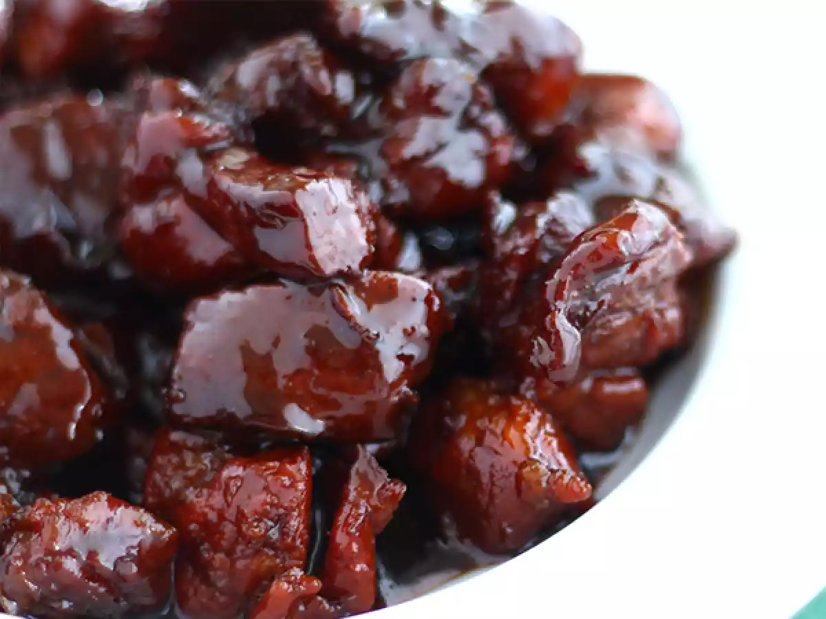 Schweinefleisch mit Karamell - foto 2