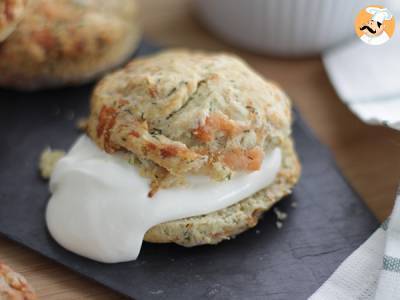 Scones mit Räucherlachs und Dill - foto 3