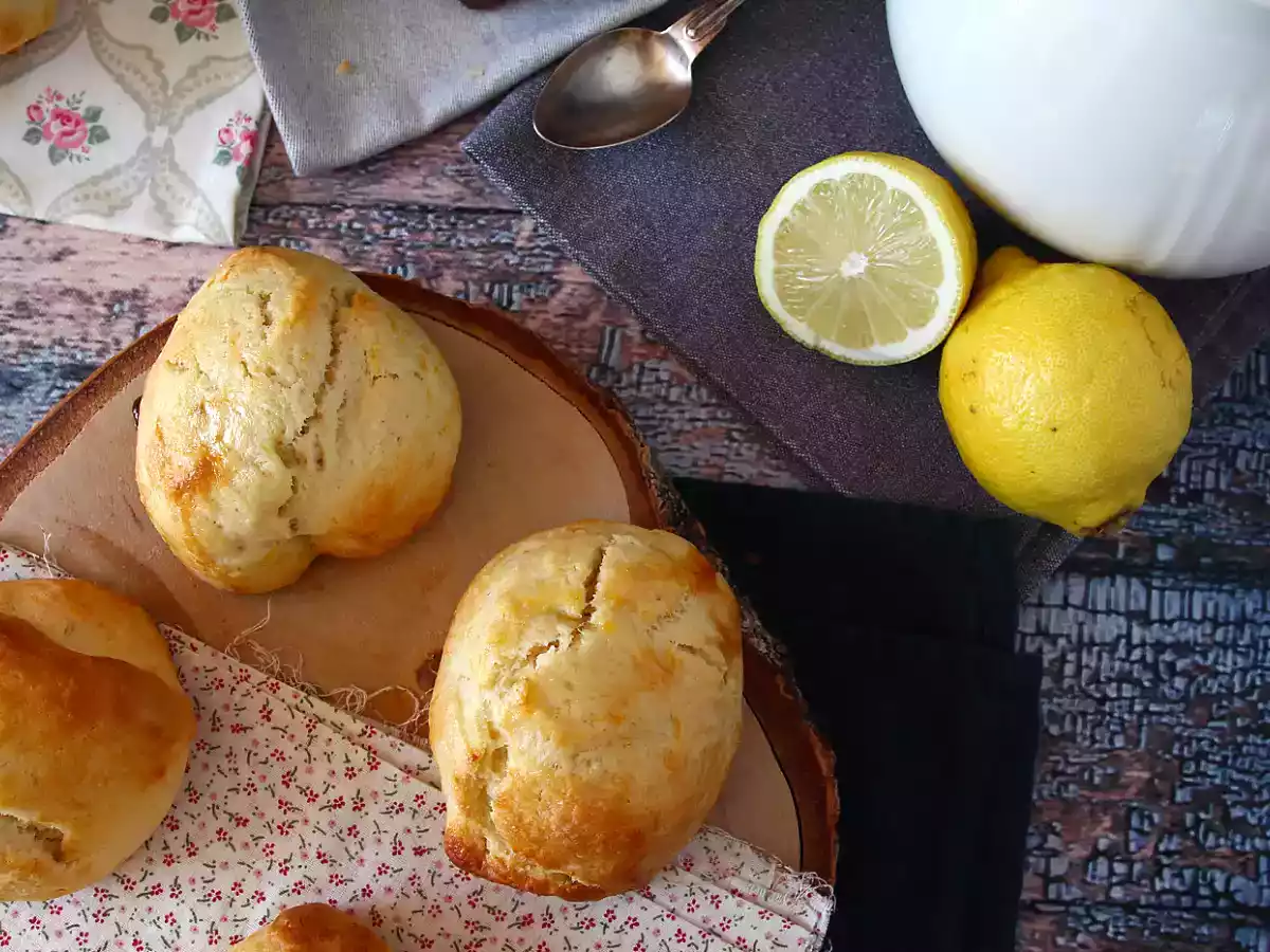Scones mit Zitronenschalen - foto 4