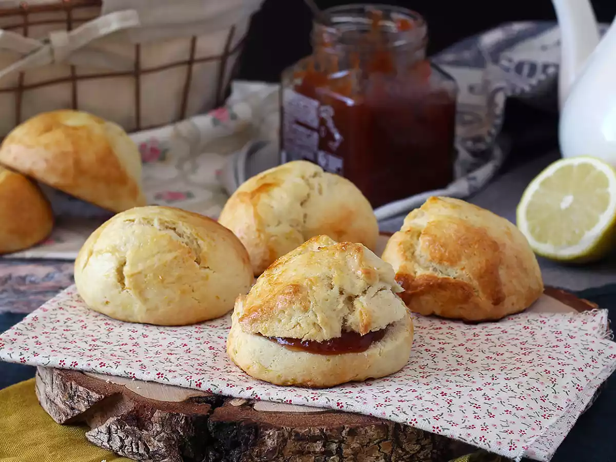 Scones mit Zitronenschalen - foto 5