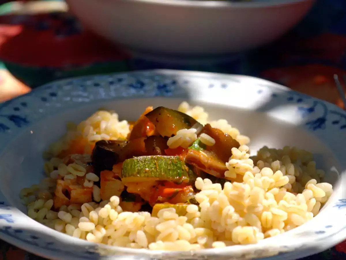 Sonnenweizen an einem Sonnentag