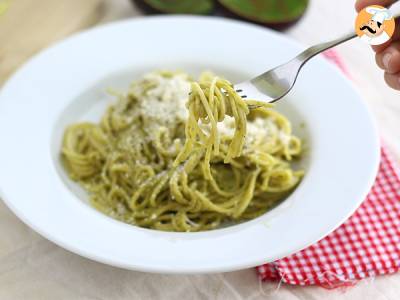 Spaghetti-Nudeln Carbonara aus Avocado - foto 3