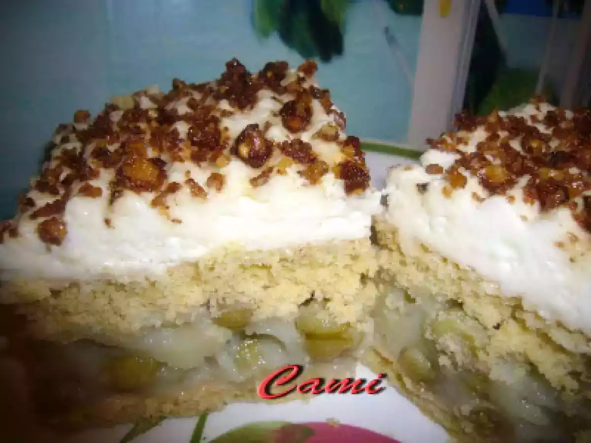 Stachelbeerschnitten / Prajitura cu agrise