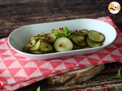 Süß-saure Gurken: eine schnelle und schmackhafte Beilage für den Sommer!