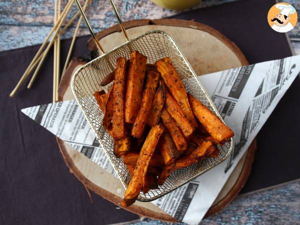 Süßkartoffelchips im Air Fryer, für ein knusprig-moosiges Ergebnis! - foto 2