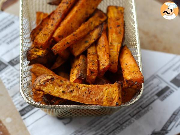 Süßkartoffelchips im Air Fryer, für ein knusprig-moosiges Ergebnis! - foto 4