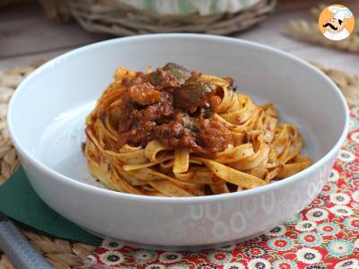 Tagliatelle mit Zucchini-Ragout, eine vegetarische Vorspeise, die alle lieben! - foto 2