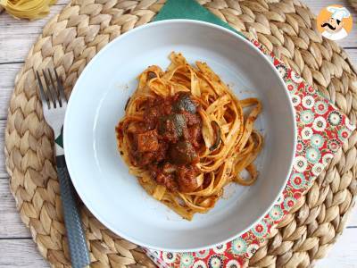 Tagliatelle mit Zucchini-Ragout, eine vegetarische Vorspeise, die alle lieben! - foto 3