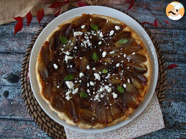 Tarte Tatin mit Schalotten und Feta, die unwiderstehliche salzige Version! - foto 2