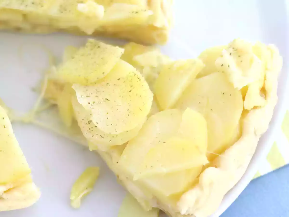 Tarte tatin von Kartoffeln mit Cantal - foto 2