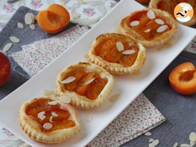 Tartelettes tatin mit Aprikosen, das schnelle Dessert, wenn man Gäste hat!