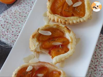 Tartelettes tatin mit Aprikosen, das schnelle Dessert, wenn man Gäste hat! - foto 4