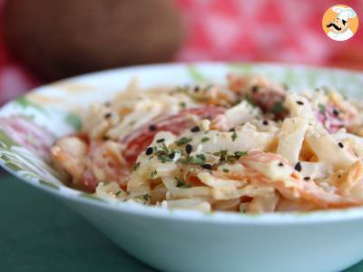 Thai Pasta (Kokosnuss-Sahne-Nudeln mit Garnelen und Gemüse) - foto 2