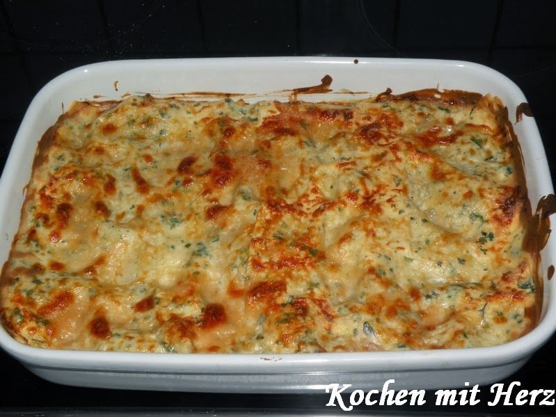 Thunfisch lasagne mit kräutersahne - Rezept Petitchef