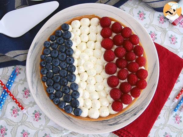 Torte Frankreich blau weiß rot