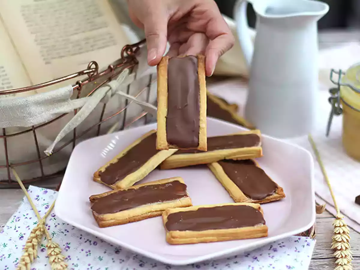 Twix-Kekse mit Karamell und Vollmilchschokolade - foto 3