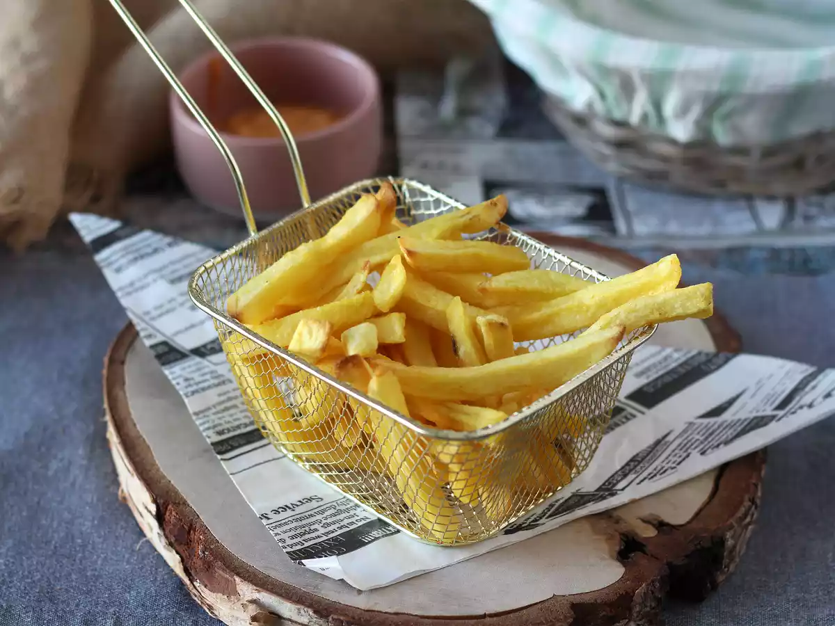 Ultraknusprige, tiefgefrorene Air Fryer Pommes frites! - foto 4
