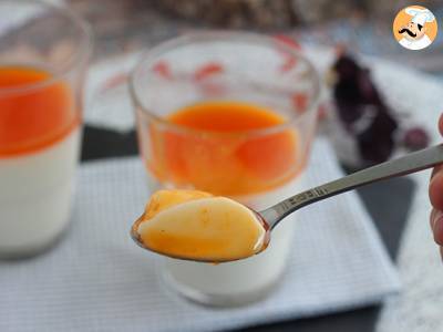 Vanille-Panna-Cotta mit Aprikosencoulis - foto 4