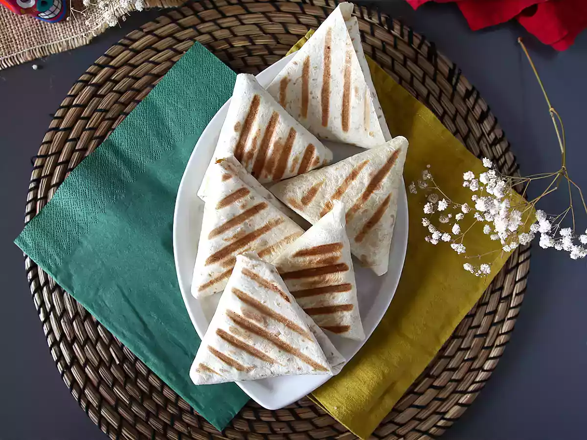 Vegetarische Tacos Samoussas - foto 3