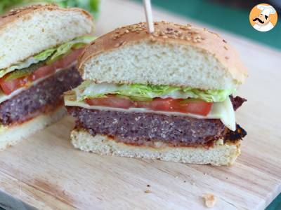 Vegetarischer Burger mit roten Bohnen - foto 3