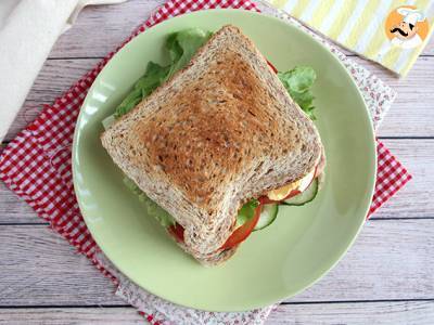 Vegetarischer Sandwich-Club - foto 2