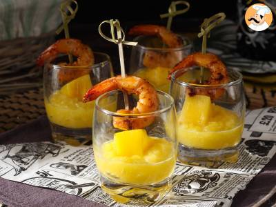 Verrines Garnelen Mango für einen süßen/salzigen Aperitif - foto 3