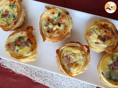 Was kann man mit Tortillas machen? Kleine, einfache und preiswerte Quiches! - foto 4