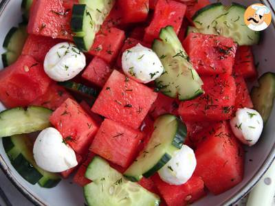 Wassermelone und Gurkensalat - foto 4