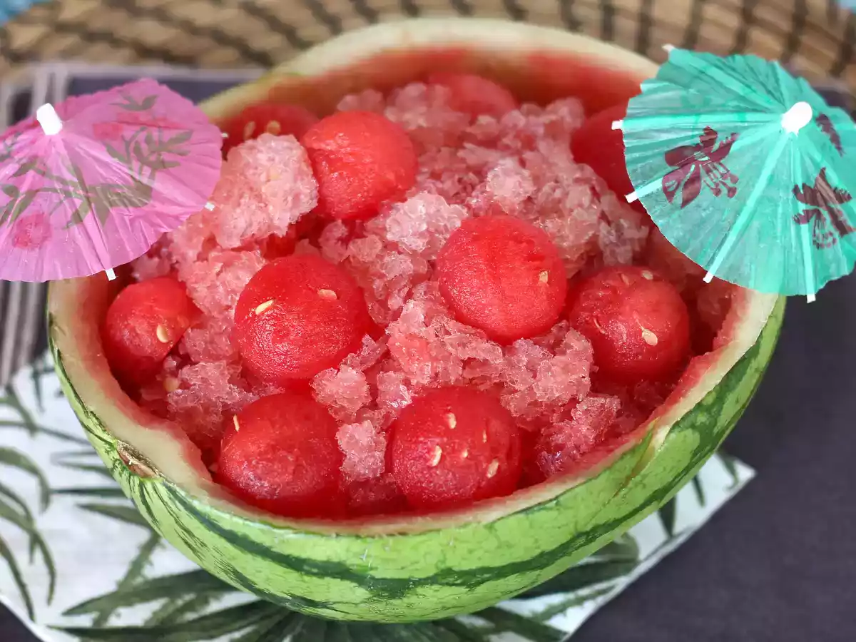Wassermelonen-Frosé: Der super erfrischende Granita-Cocktail mit Rosé! - foto 2