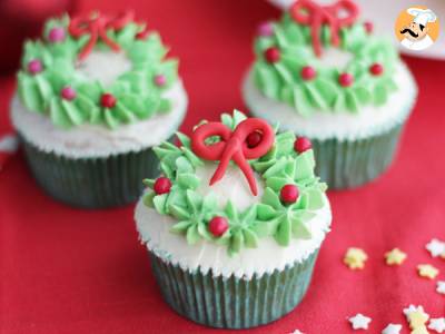 Weihnachtlich dekorierte Cupcakes - foto 3