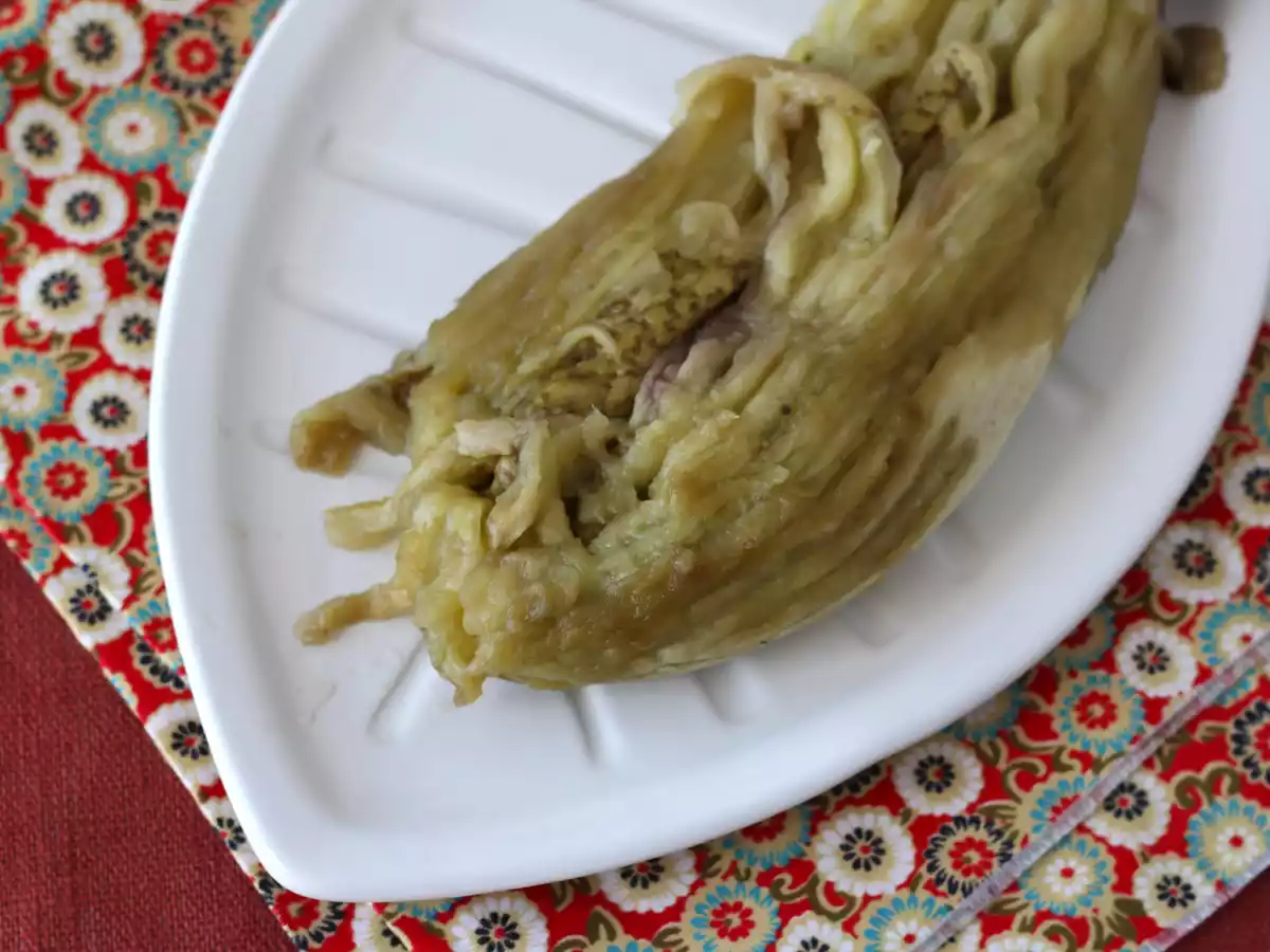 Wie kann man eine Aubergine im Ofen leicht braten und schälen? - foto 2