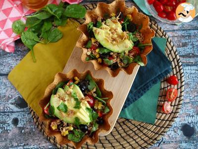 Wie macht man eine Tortilla-Bowl? Der einfache Salat ohne Geschirr - foto 2