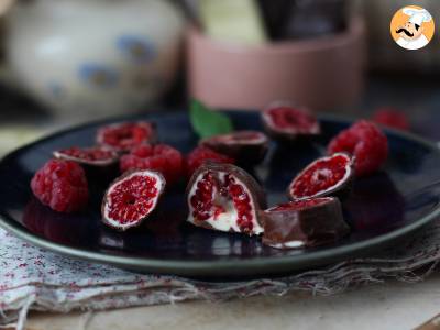 Wie macht man selbstgemachte Franui ? Diese Himbeeren mit Schokolade sind supertrendy!