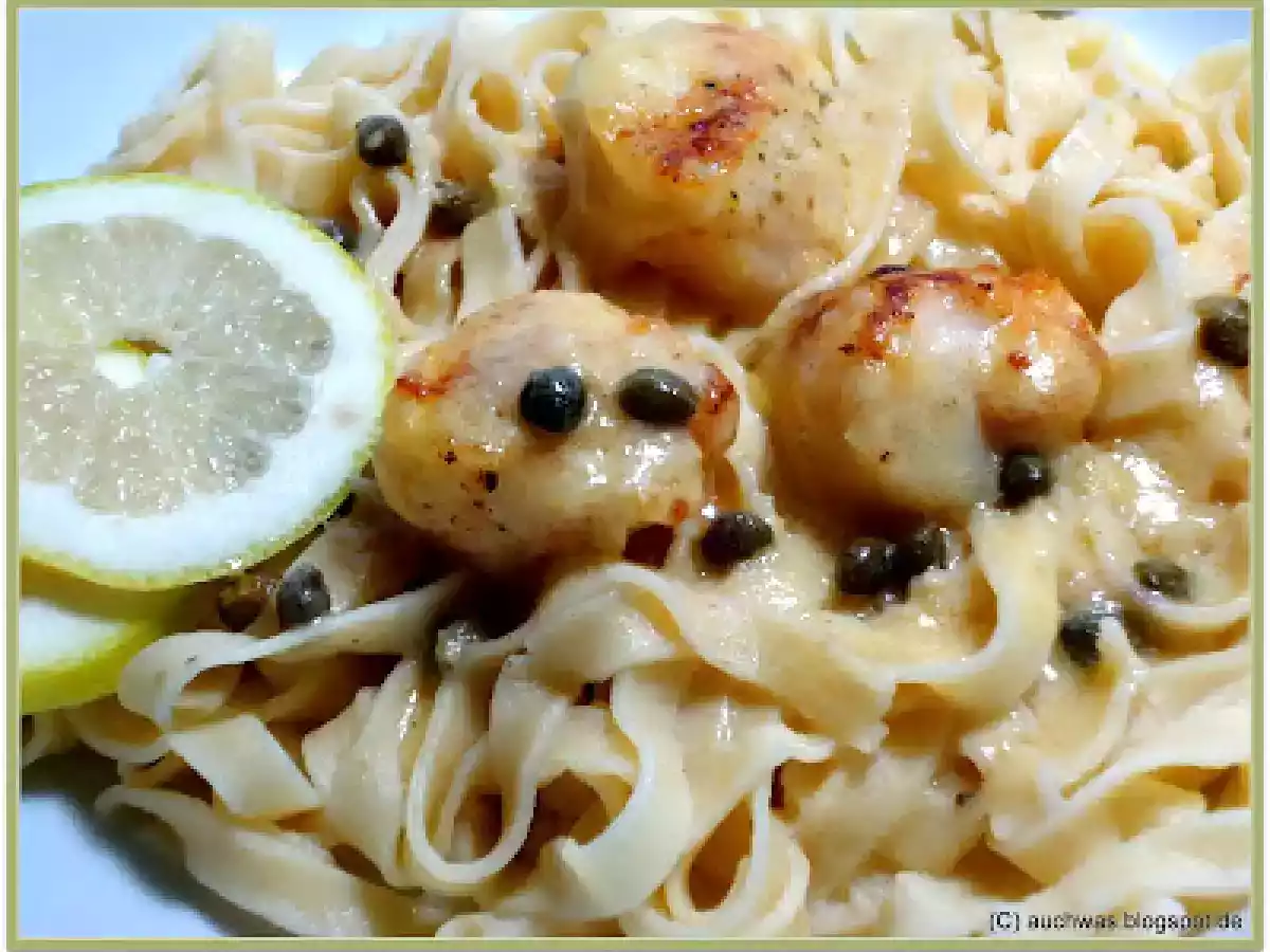 Zitronen-Tagliatelle & Jakobsmuscheln - foto 2