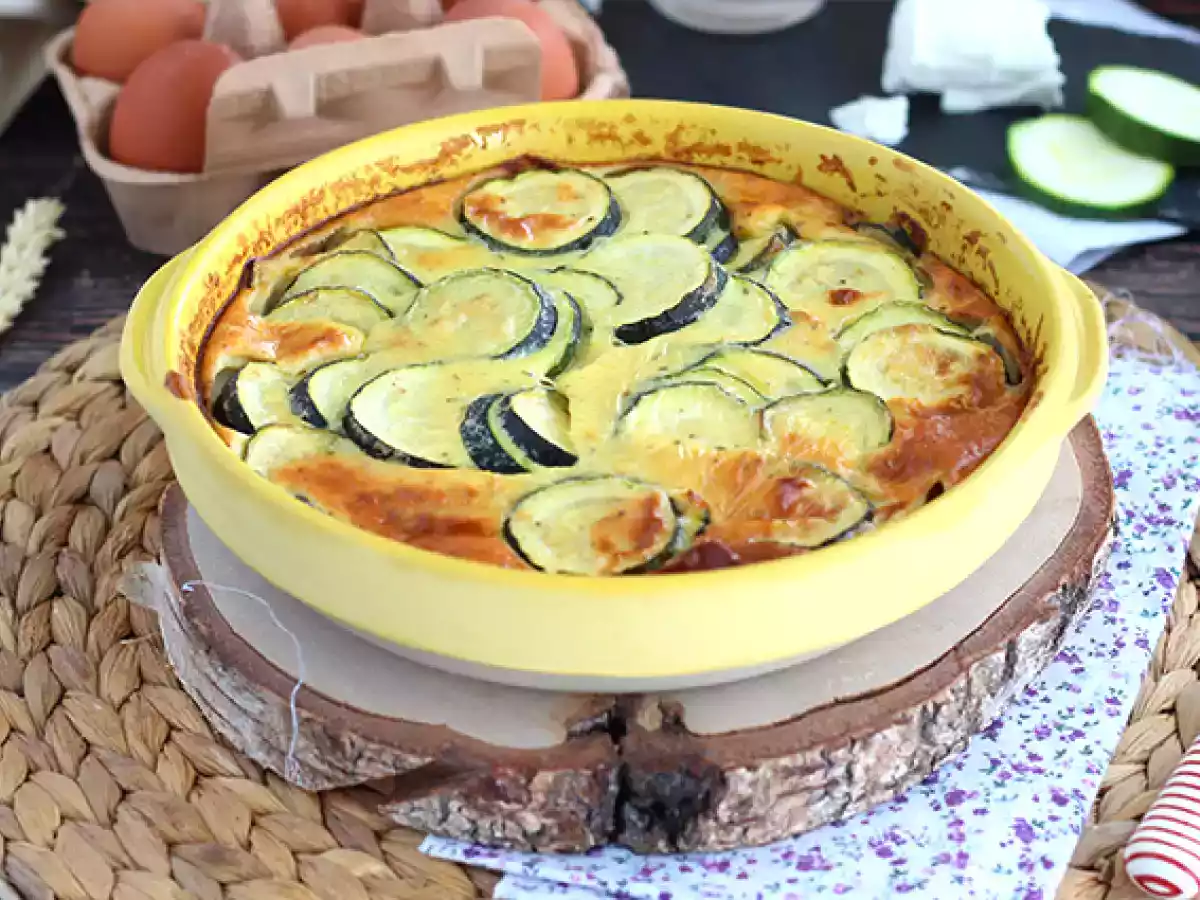 Zucchini-Clafoutis mit Ziegenkäse - foto 5