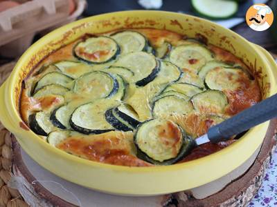 Zucchini-Clafoutis mit Ziegenkäse - foto 2