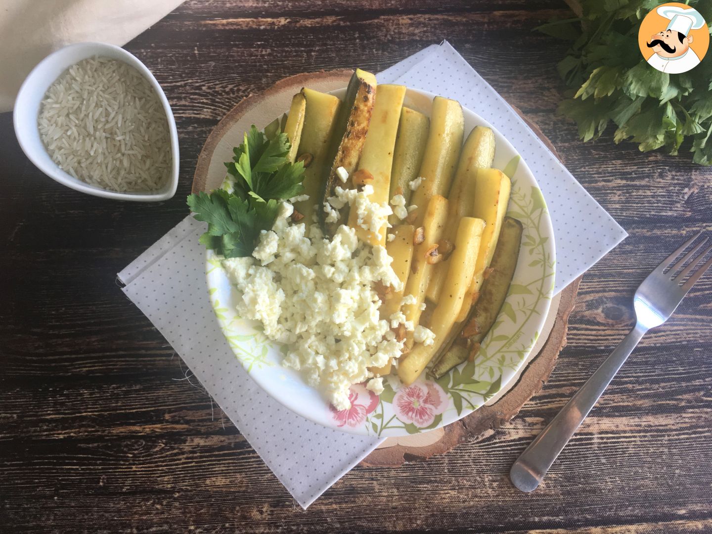 Zucchini mit zitrone und feta - Rezept Petitchef