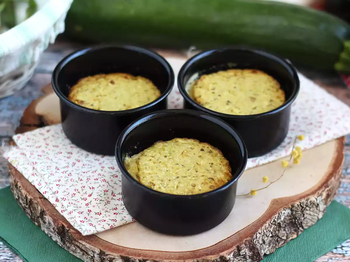 Zucchini-Pesto-Flans – glutenfrei