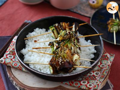 Zucchinispieße mit einer köstlichen, würzigen asiatischen Sauce - foto 4