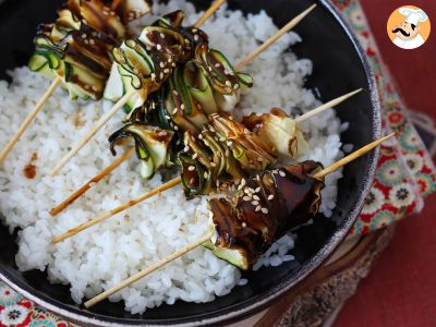 Zucchinispieße mit einer köstlichen, würzigen asiatischen Sauce - foto 5