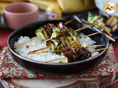 Zucchinispieße mit einer köstlichen, würzigen asiatischen Sauce - foto 6