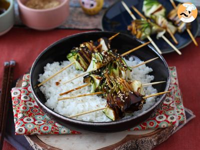 Zucchinispieße mit einer köstlichen, würzigen asiatischen Sauce - foto 8